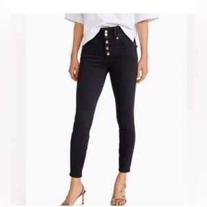 GOOD AMERICAN Black Jeans Size 15 button fly.